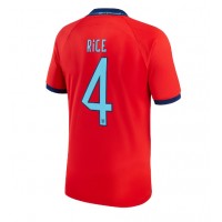 England Declan Rice #4 Replika Bortatröja VM 2022 Kortärmad